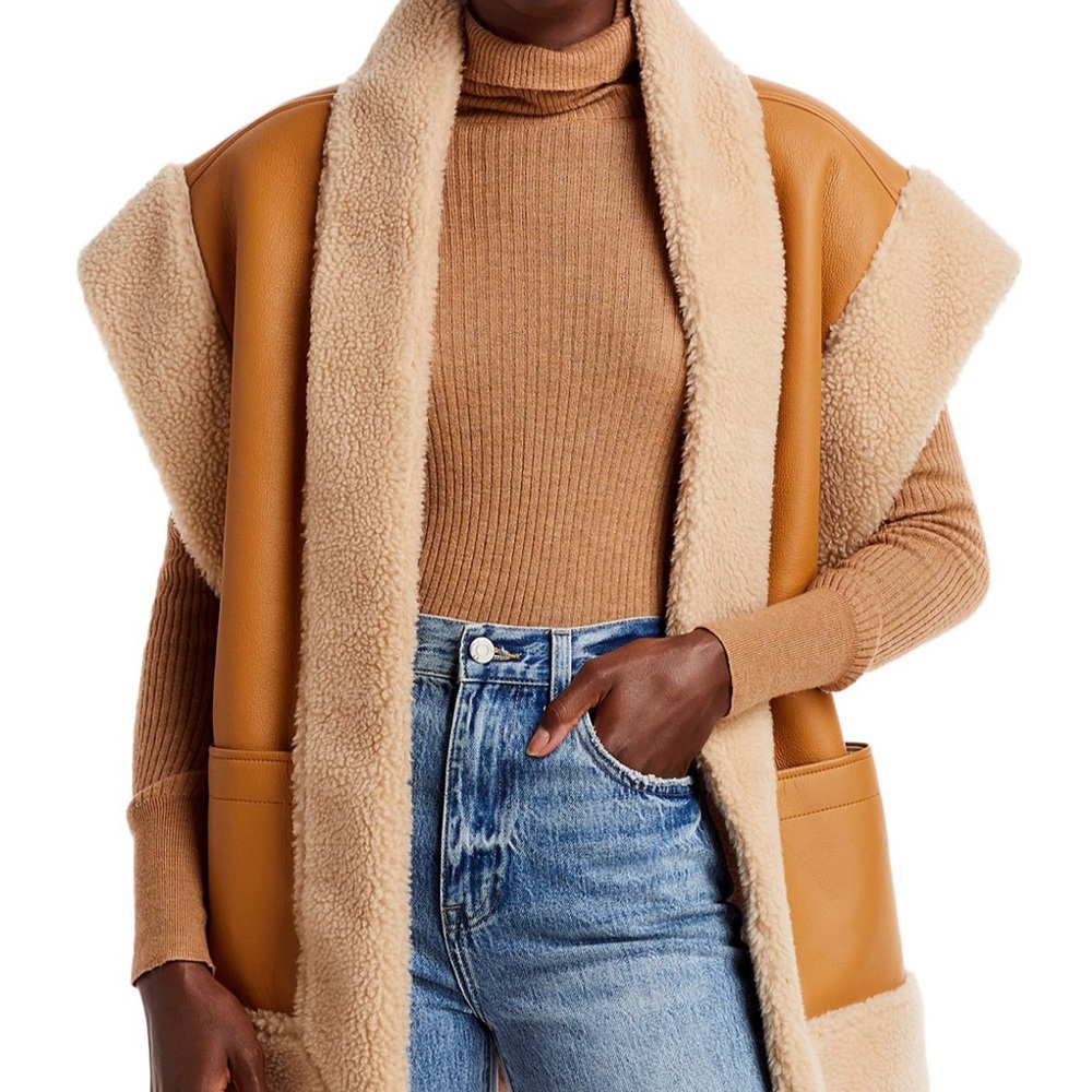 ALC Sutton Faux Shearling Vest